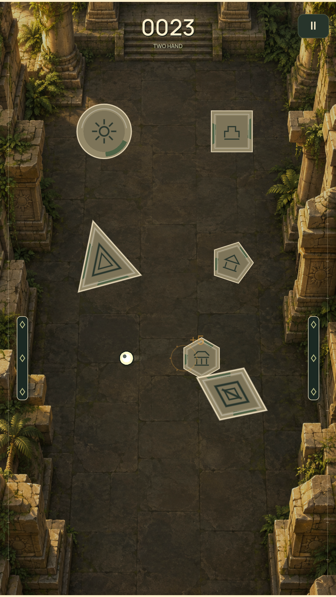 Catch the bonus edge: A bonus contact adds five points.
